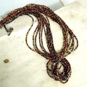ESTATE MULTI-STRAND BEADED NECKLACE